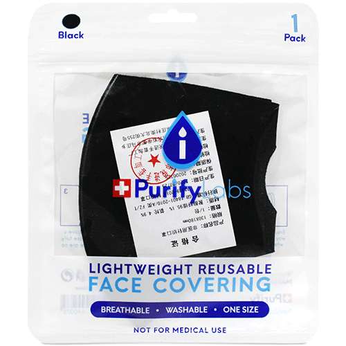 PurifyLabs Lightweight Reusable Face Covering