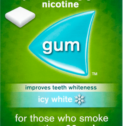 Nicorette Icy White Sugar Free 4mg Gum 105