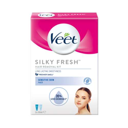 Veet Face Hair Removal Kit Sensitive 2 (50ml packs)