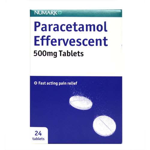 Paracetamol Effervescent 500mg - 24 Tablets
