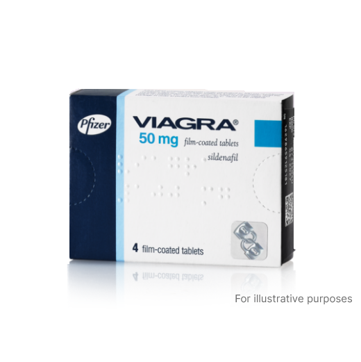 Viagra (branded Sildenafil) tablets