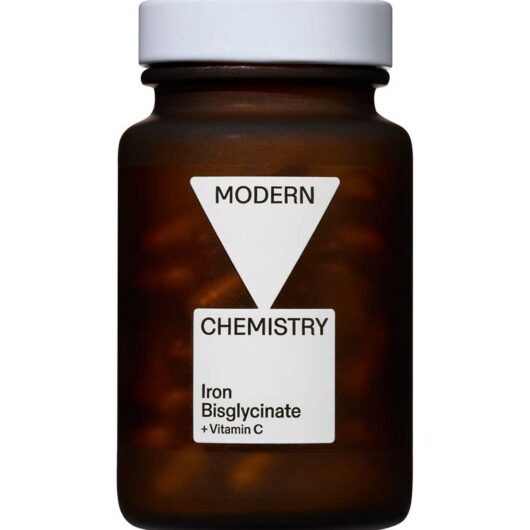 Modern Chemistry Iron Bisglycinate 20 Mg + Vitamin C Capsules 60S