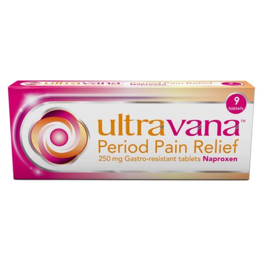 Ultravana Period Pain Relief 250Mg Gastro-Resistant Tablets - 9